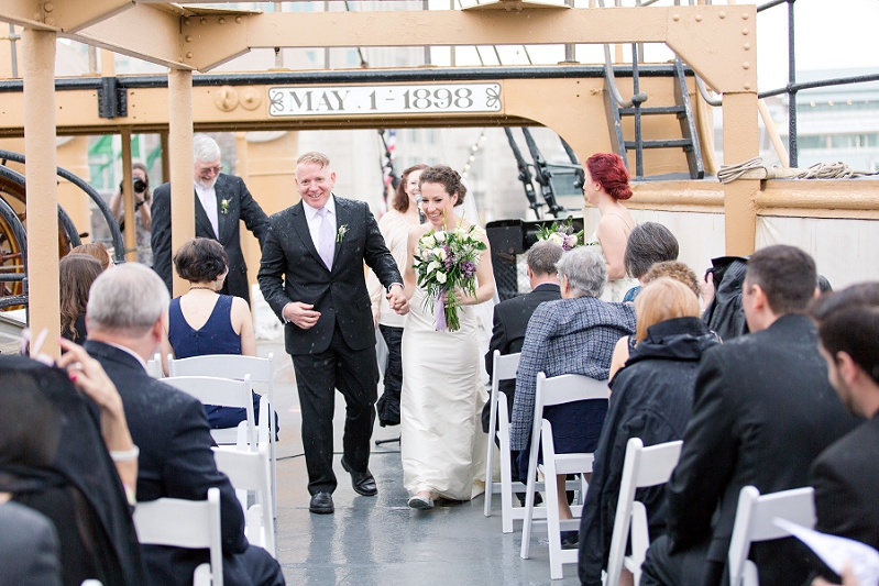 USS Olympia Wedding by Adrienne Matz Photography