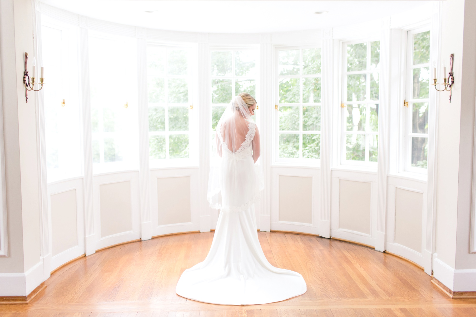 Bride at Greenville Country Club Wedding