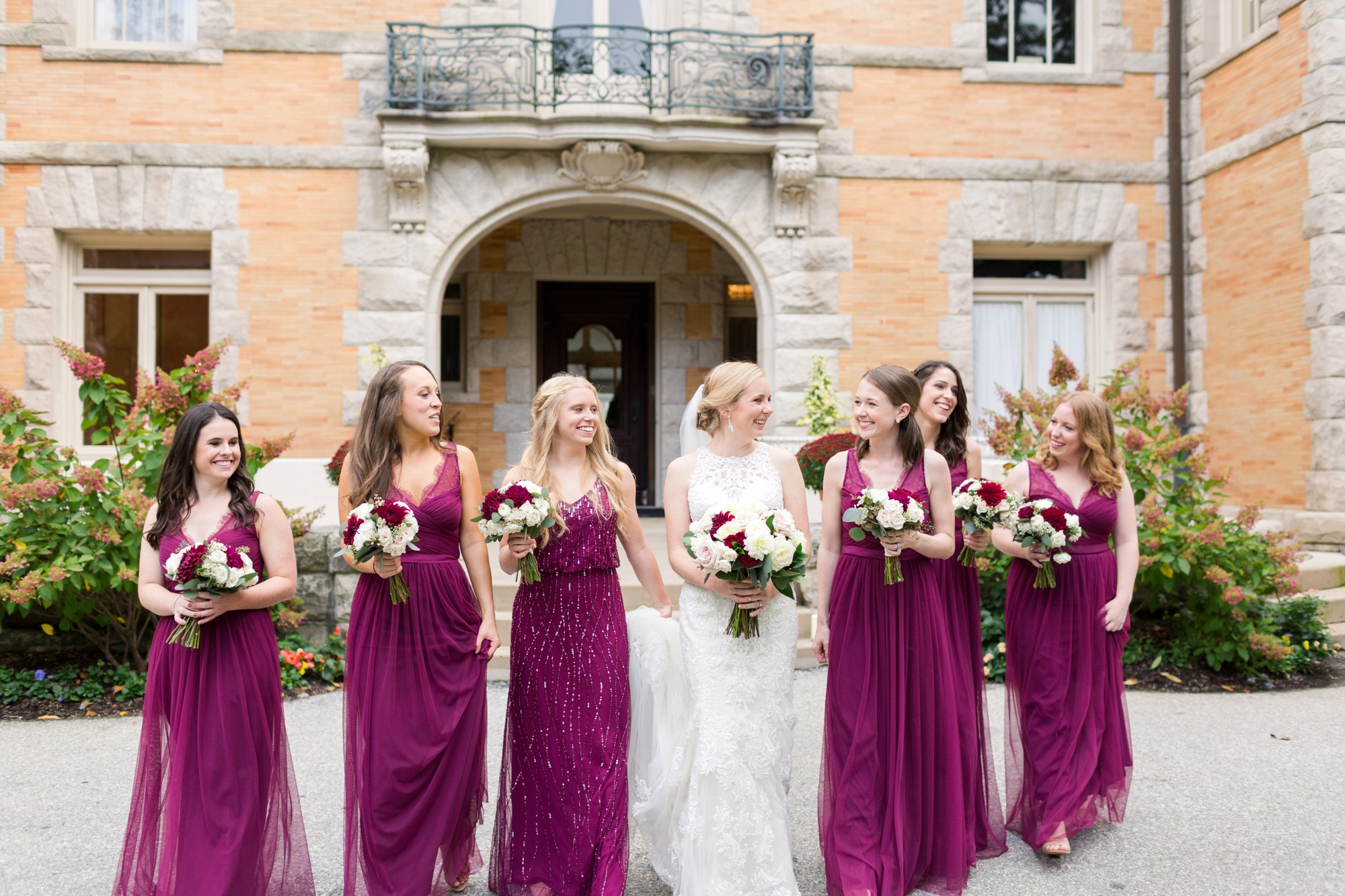 Bridesmaids at Cairnwood Estate by Adrienne Matz Photography