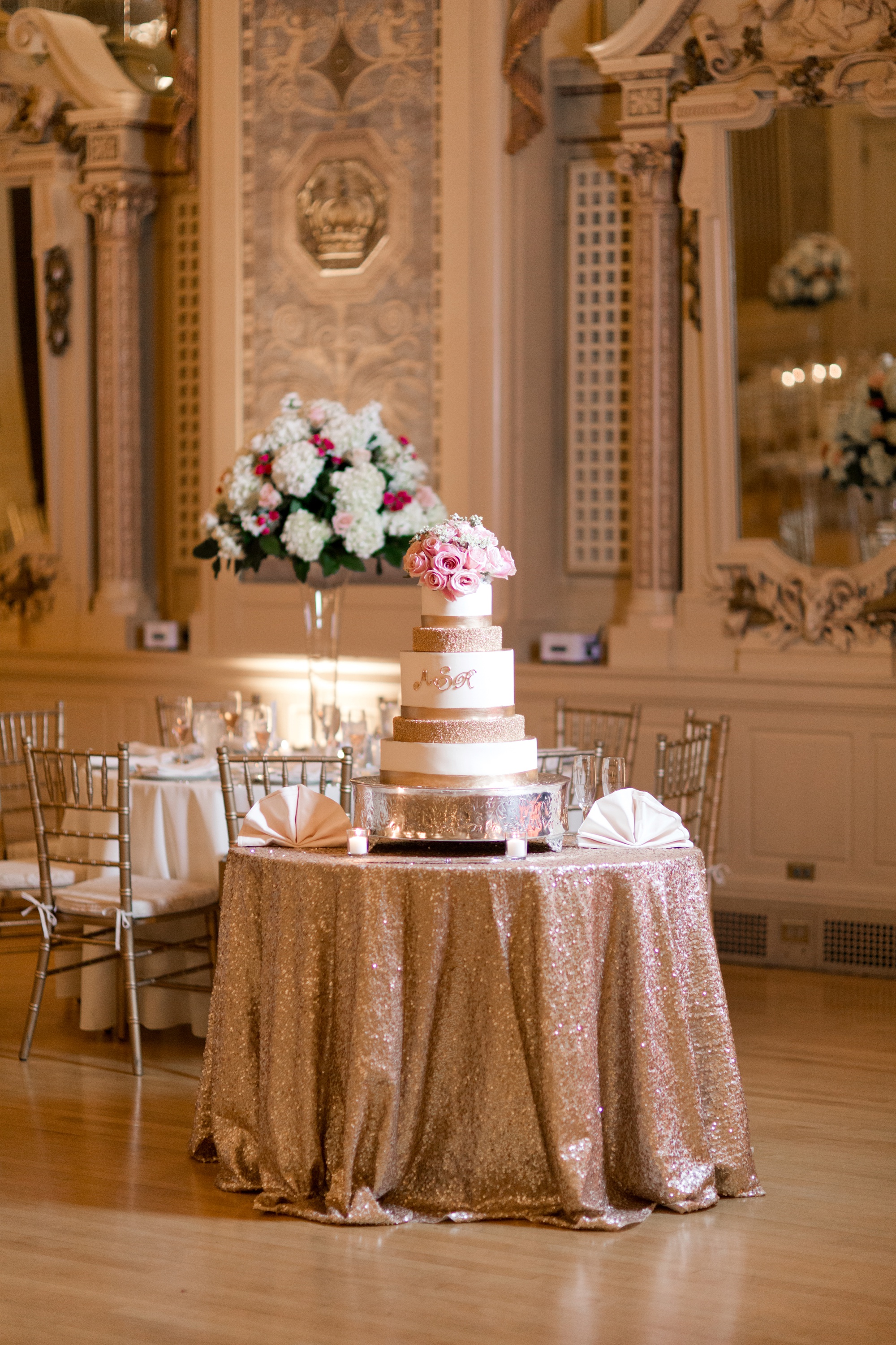 Wedding Cake at Hotel Dupont