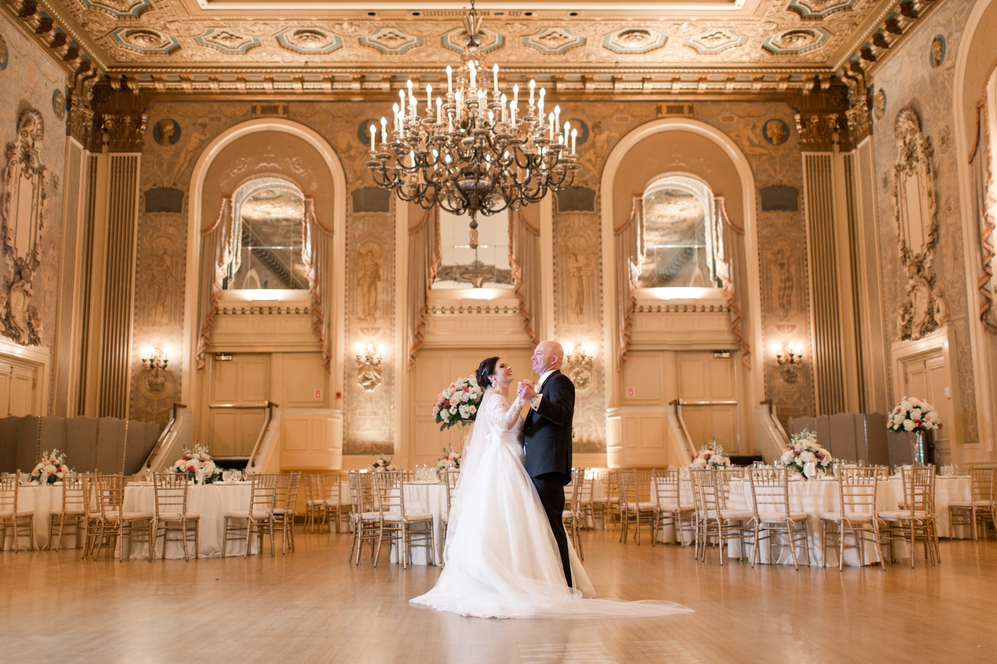 Bride and Groom first dance at Hotel Dupont