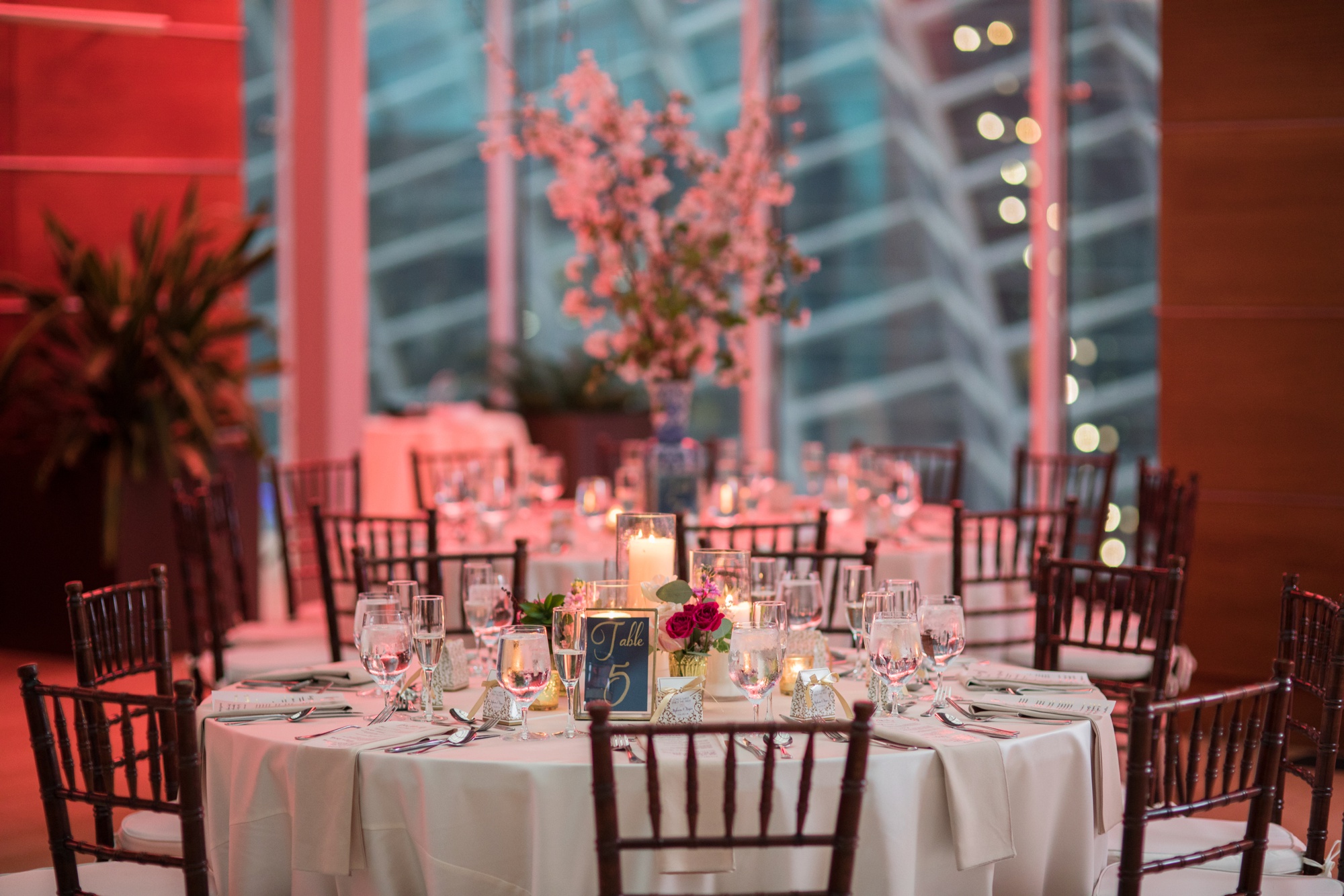 Romantic Kimmel Center Wedding Reception Space