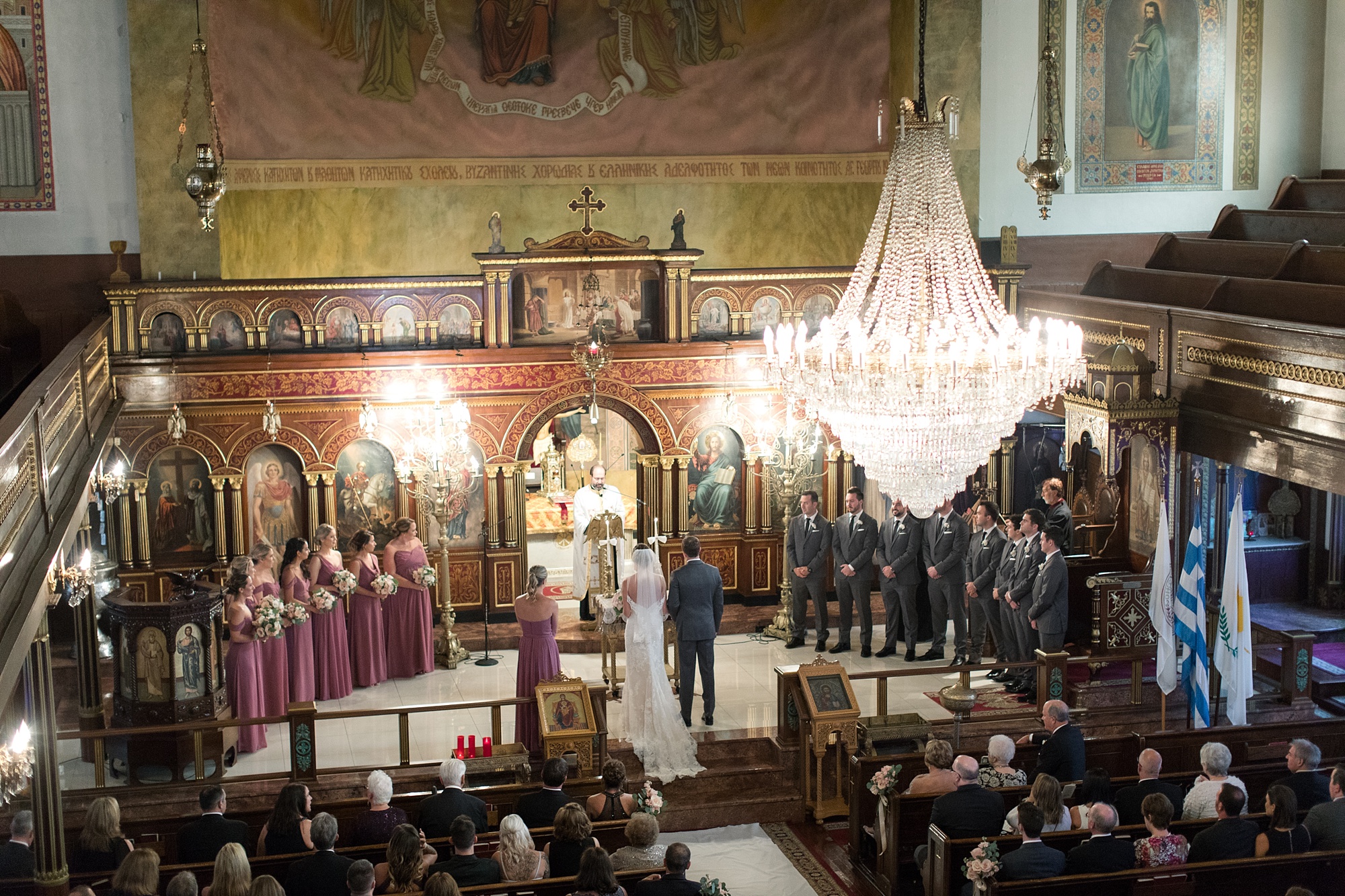 St George Greek Orthodox Cathedral Wedding Philadelphia