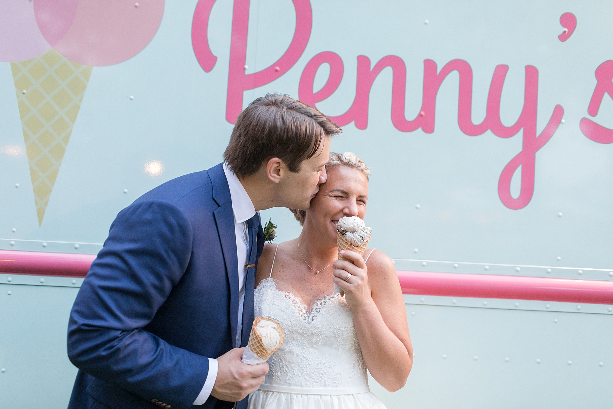 Penny's Ice Cream Truck Wedding
